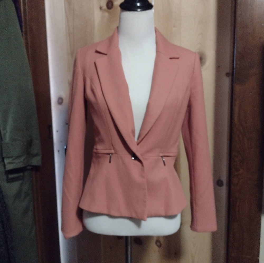 White House Black Market Coral Blazer
